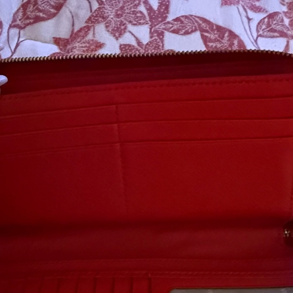 Michael Kors Crimson Zip-Around Wallet - Picture 3 of 9